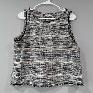 Max Studio Tweed Tank Top Size Large